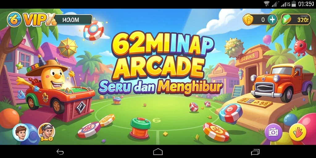 Tampilan gameplay seru dari 62VIP yang penuh aksi.