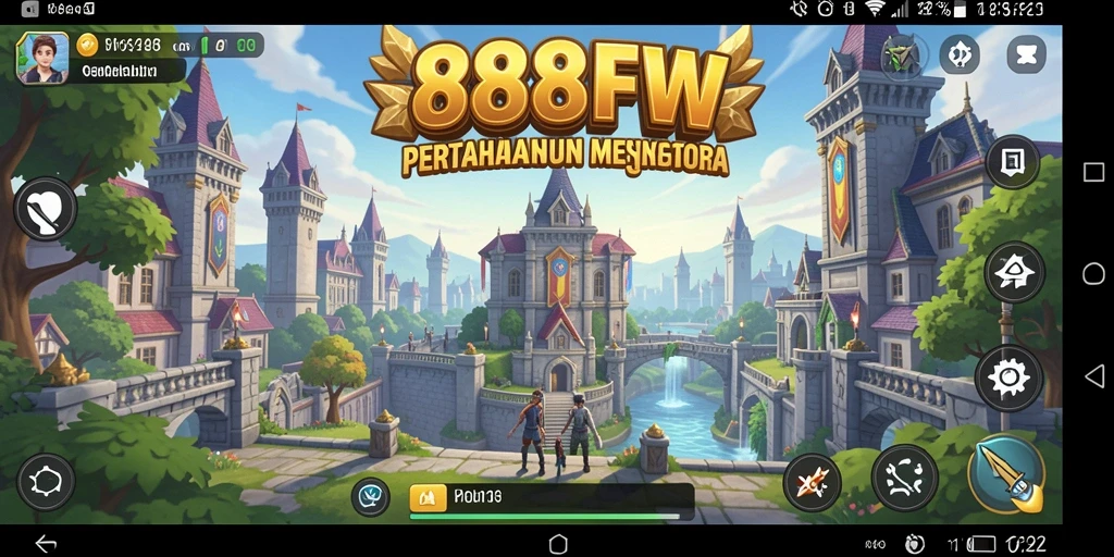Gameplay seru dan menegangkan di 888FW Tower Defense.