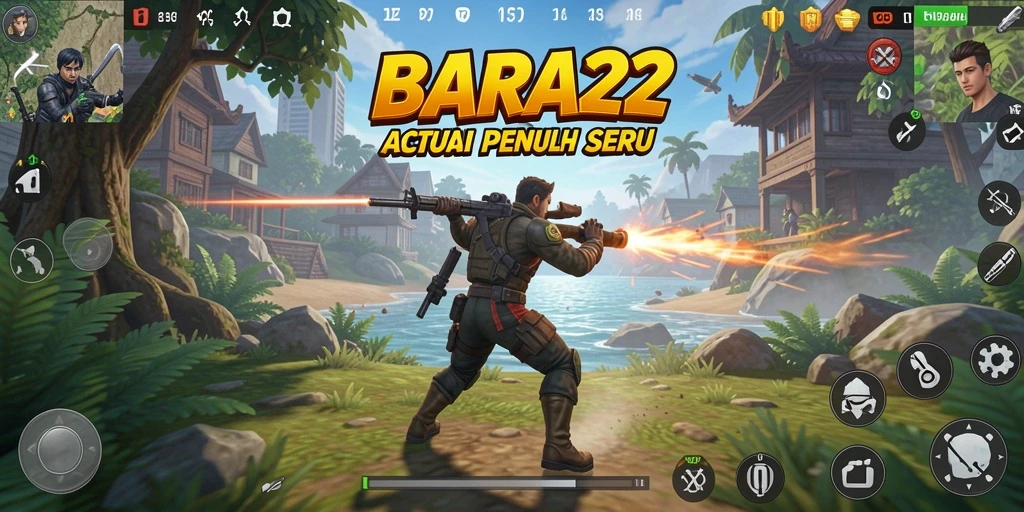 Tangkapan layar menarik dari gameplay seru di BARA22.
