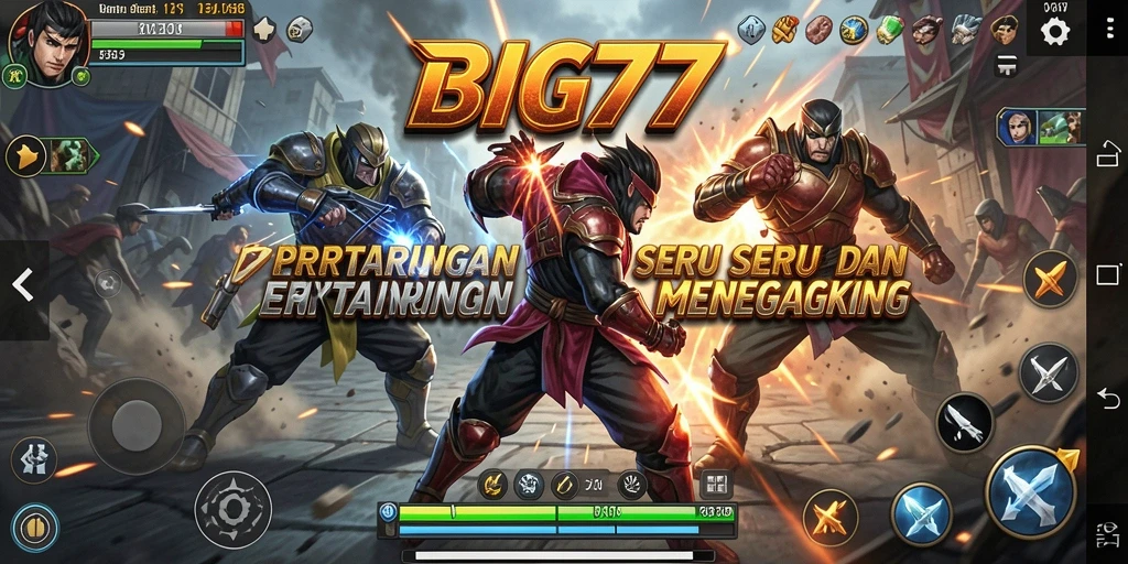Gameplay BIG77 yang intens dalam pertarungan Fighting.