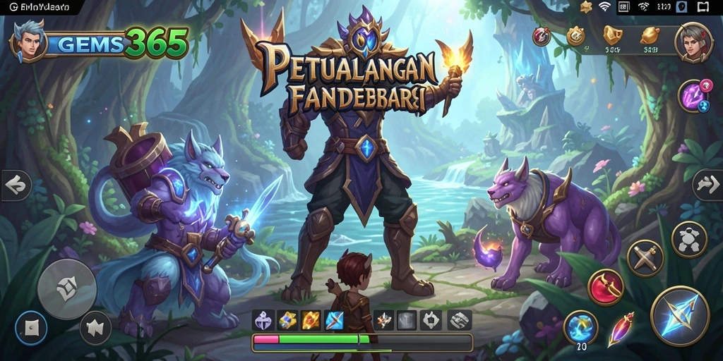 Gameplay GEMS365 yang menegangkan dan penuh aksi.