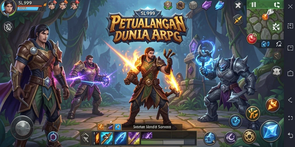 Tampilan gameplay menakjubkan dari <strong>SL999</strong> dengan aksi pertarungan seru.